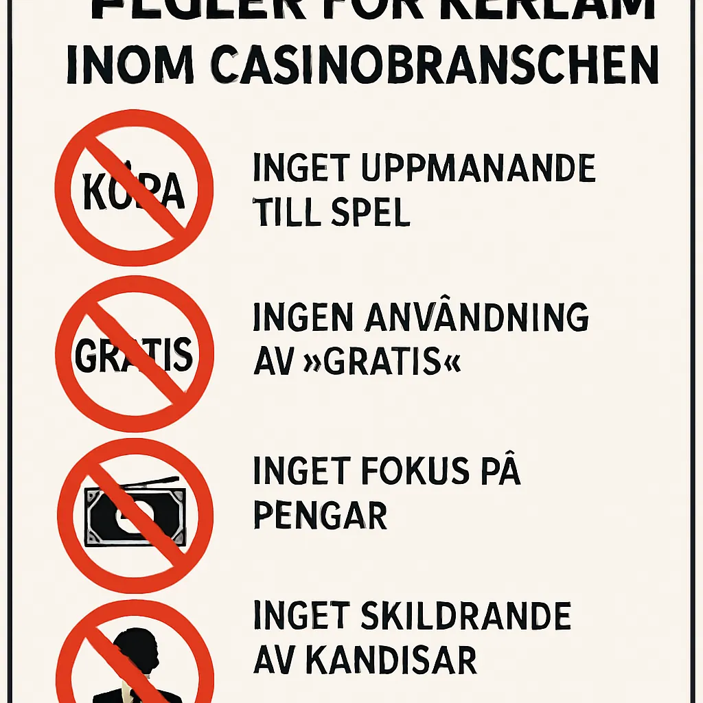 Regler för reklam inom casinobranschen